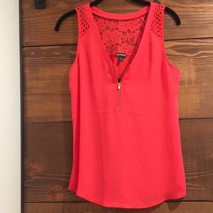 Express orange/salmon blouse